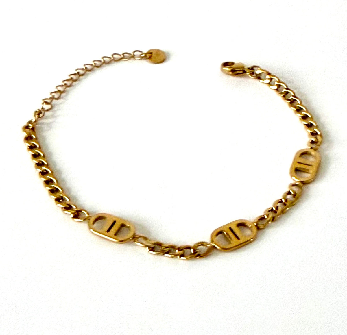 Cuban chain bracelet