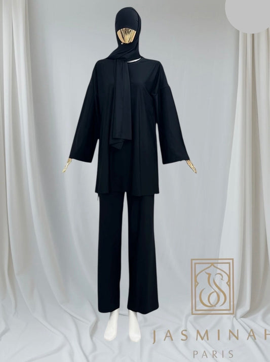 3 delige Burkini donker blauw