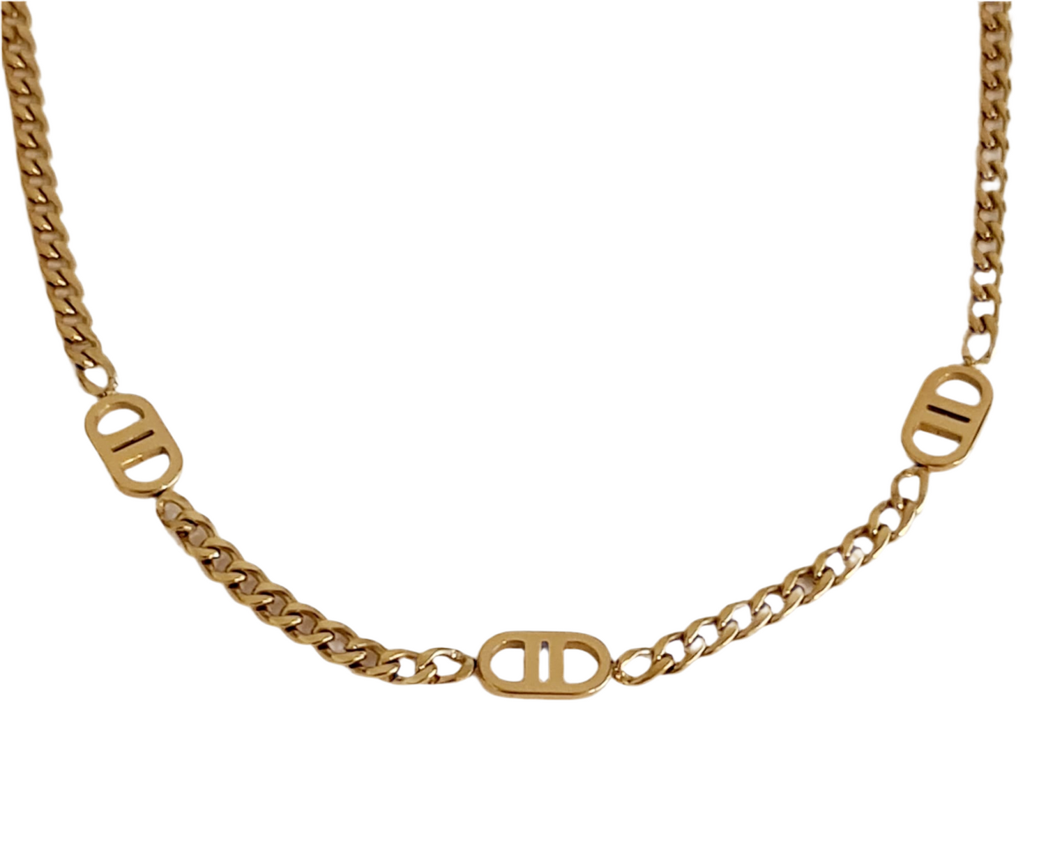 DD gevlochten halsketting