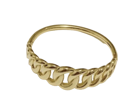 Brede wave armband