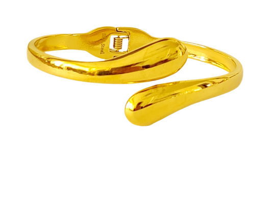 Goud kleurig druppel armband