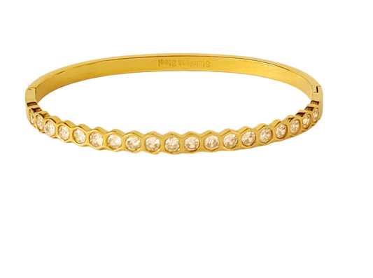 Armband met rond steentjes