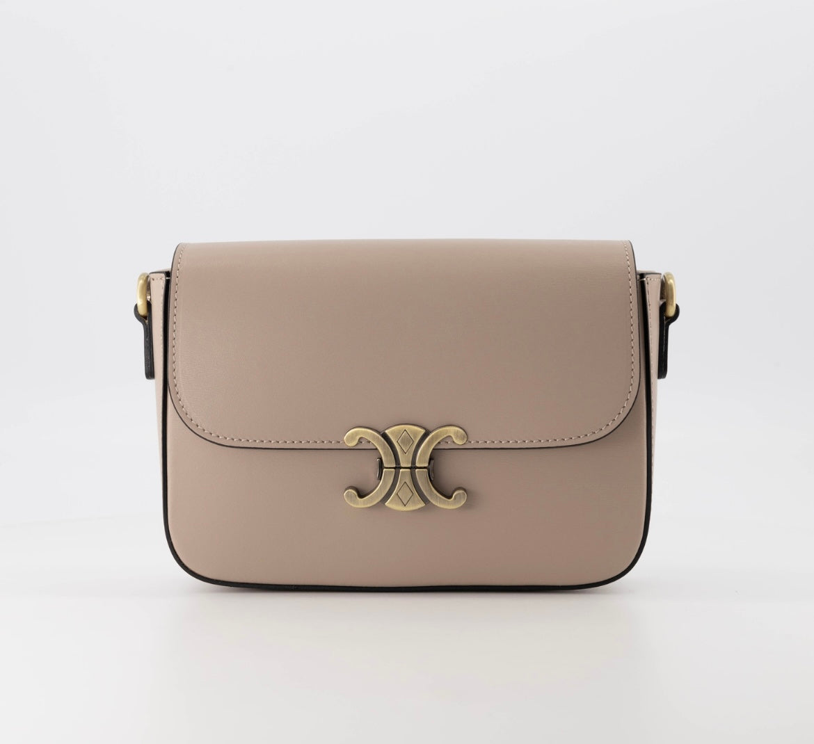 Tris crossbody handtas taupe