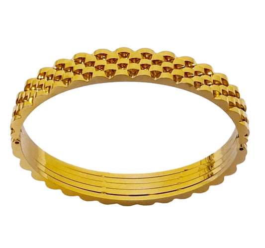 Brede RX schakel armband