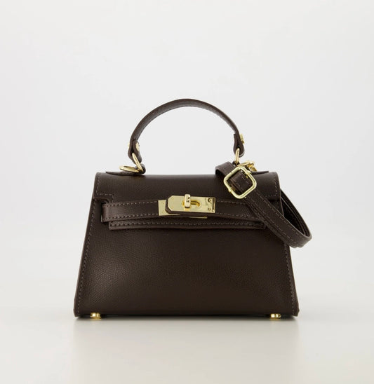 Grace  handtas donker bruin