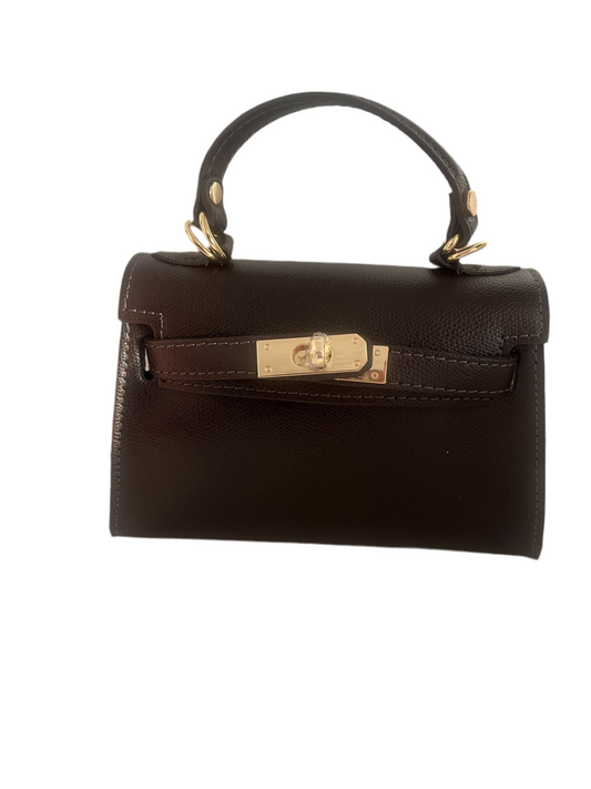 Grace  handtas donker bruin