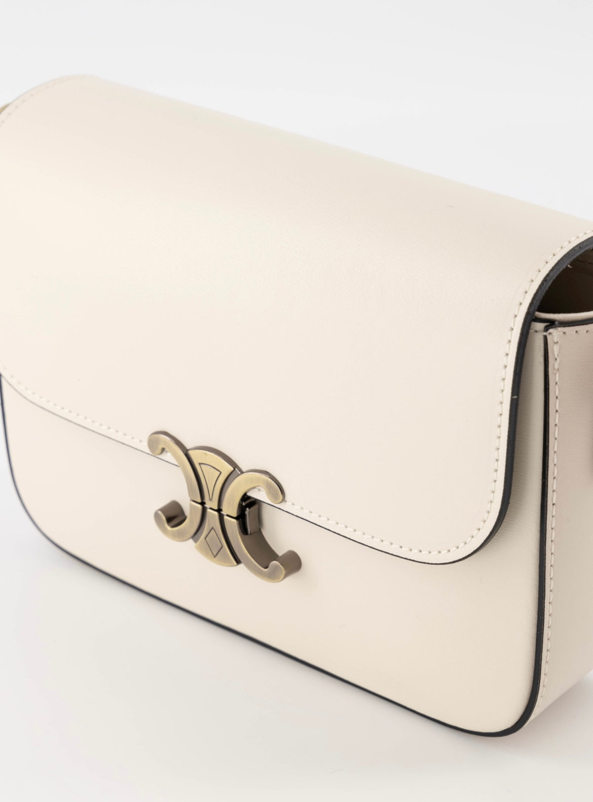 Tris crossbody handtas Ecru