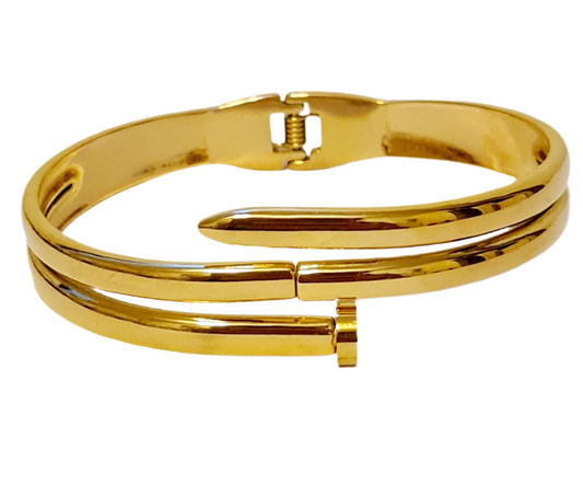 Dubbel spijker armband