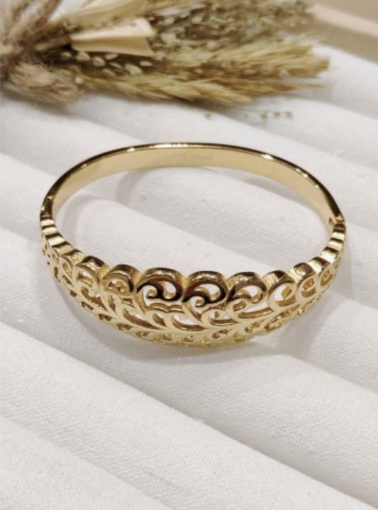 Half-cuff filigree armband