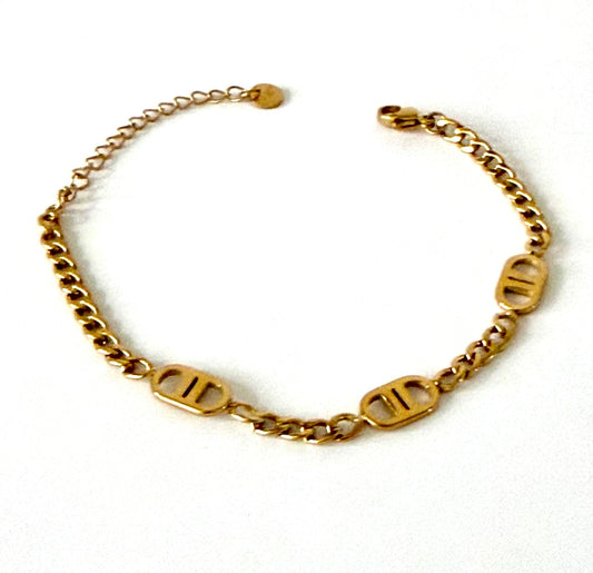 Cuban chain bracelet