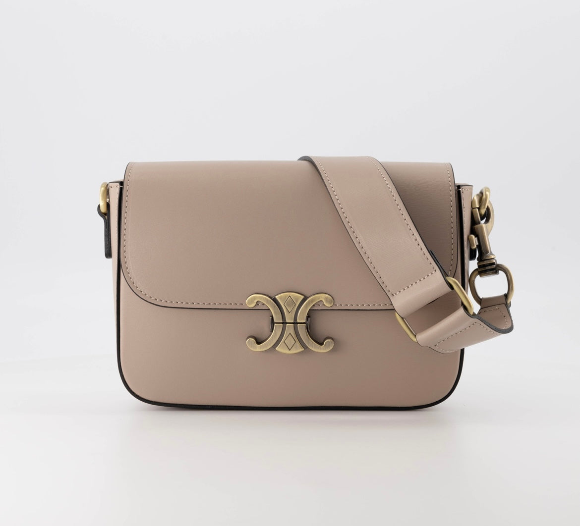 Tris crossbody handtas taupe