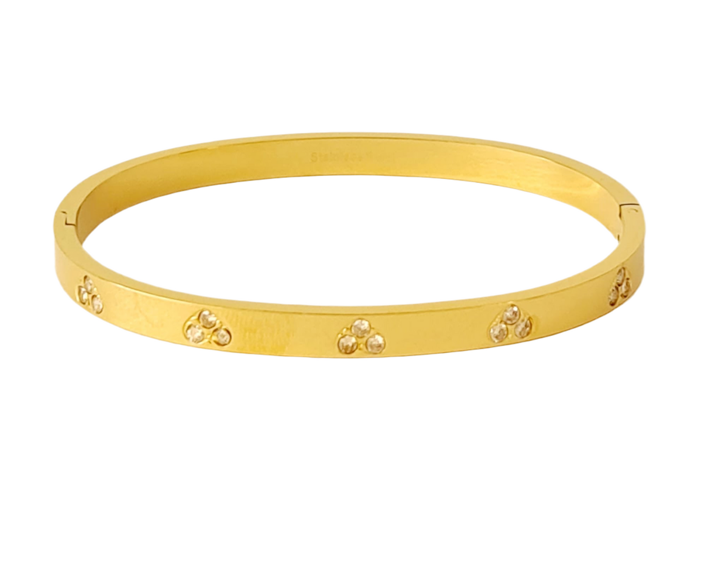 Slave  armband met klein steentjes