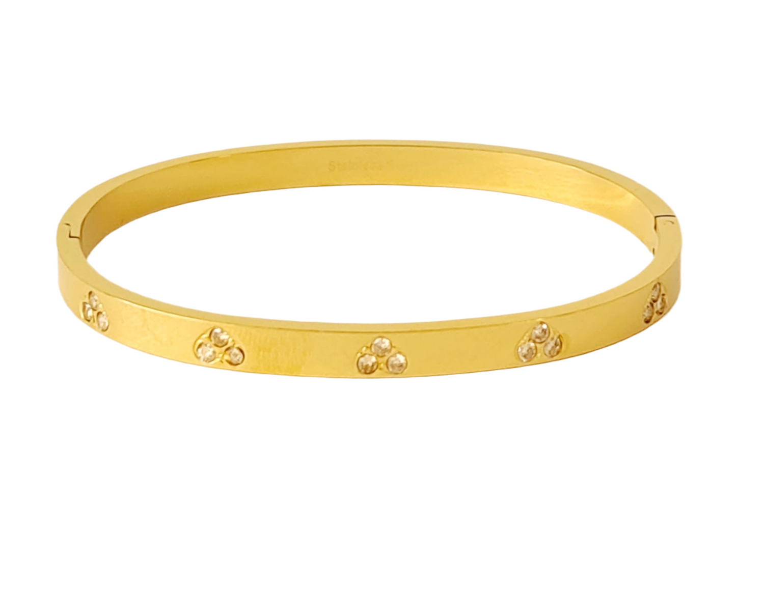 Slave  armband met klein steentjes