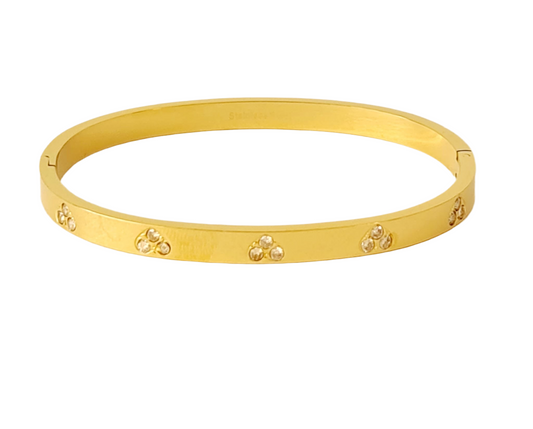 Slave  armband met klein steentjes