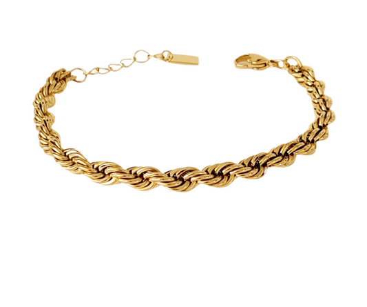 Gevlochten armketting