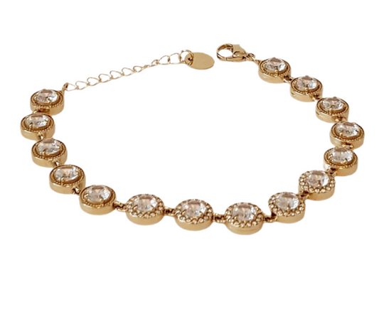 Armketting met steentjes